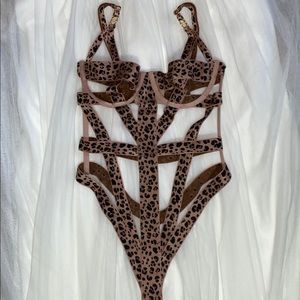 Victoria’s Secret Leopard Print Teddy